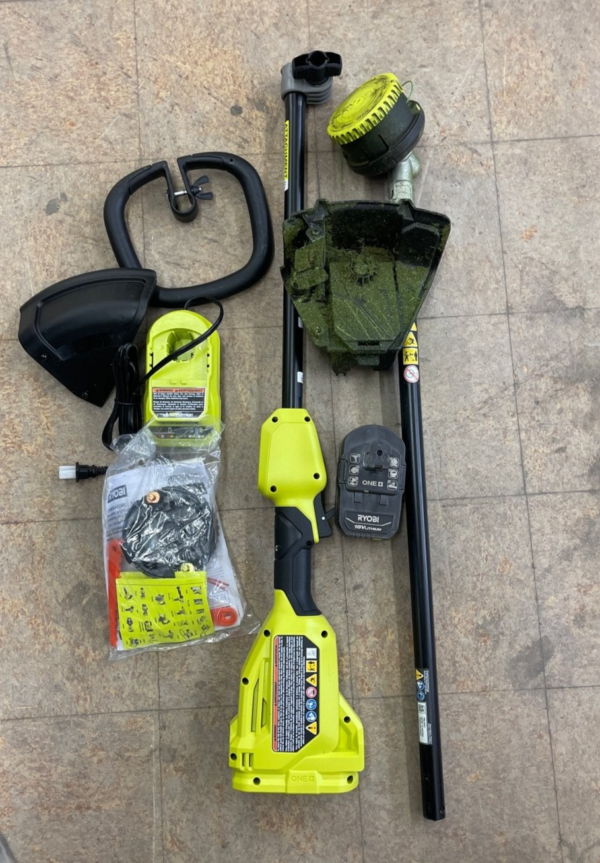 RYOBI ONE+ HP 18V Brushless 15 in. Cordless String Trimmer with 4.0 Ah Battery