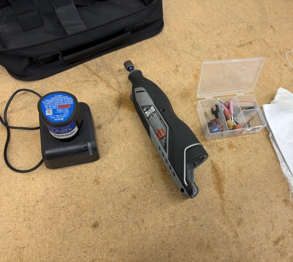 Dremel 8250 12V Cordless Brushless Rotary Tool Kit, 5 Accessories, Case