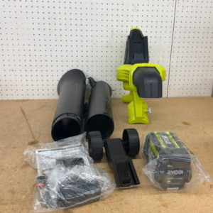 RYOBI 40V Vac Attack Cordless Leaf Vacuum/Mulcher w/5.0 Ah Battery NO BAG