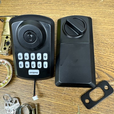 Kwikset Powerbolt 250 Matte Black Electronic Deadbolt with 10-Button Keypad - Image 3