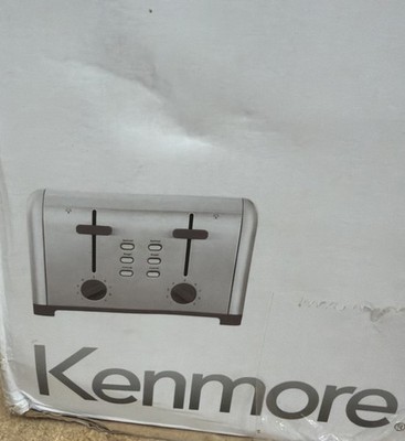 Kenmore 138506 4-SlIce Stainless-Steel Toaster with Dual Controls - Image 2