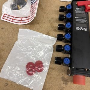 6-Port MiniBloc 1/2" PEX Press PolyAlloy Manifold