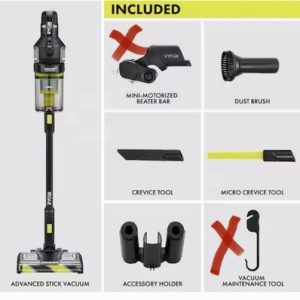 RYOBI 18V ONE+ HP Advanced WHISPER Series Stick Vacuum (Tool Only) MISSING