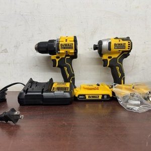 DEWALT ATOMIC 20-Volt MAX Combo Kit (2-Tool)(2) 2.0Ah Batteries, Charger and Bag
