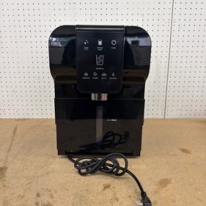 EUHOMY 11.1 in. Nugget Ice Portable Countertop Maker 30 lbs Black