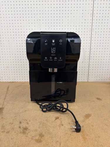EUHOMY 11.1 in. Nugget Ice Portable Countertop Maker 30 lbs Black