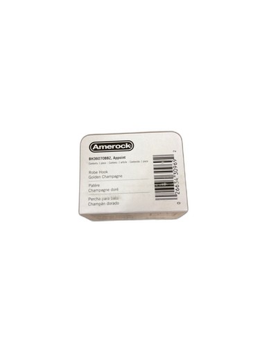 Amerock Appoint Single Robe Hook in Golden Champagne - Image 11