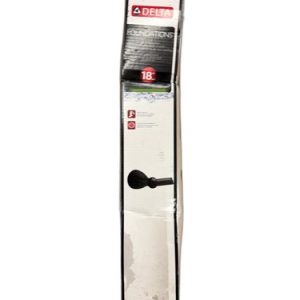 Delta Foundations 18" Wall Mounted Towel Bar Matte Black