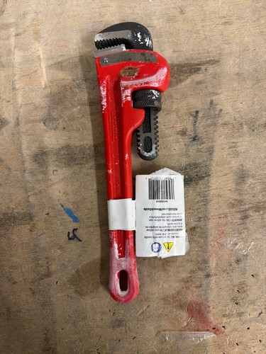 RIDGID 10 in. Pipe Wrench, Heavy-Duty Plumbing Tool, Self-Cleaning Threads