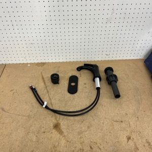Glacier Bay Arnette Single Handle Single Hole Bathroom Faucet in Matte Black
