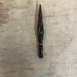 Milwaukee SHOCKWAVE 1/8"-1/2" #1 Impact-Rated Titanium Step Drill Bit 13-Steps