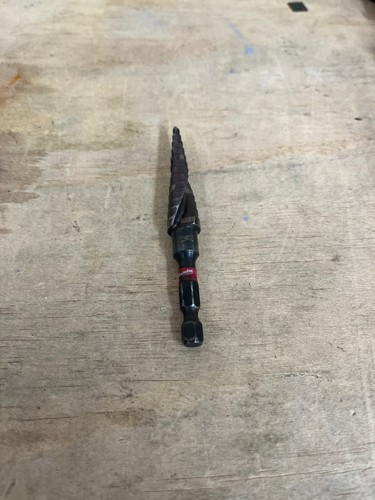 Milwaukee SHOCKWAVE 1/8"-1/2" #1 Impact-Rated Titanium Step Drill Bit 13-Steps - Image 2