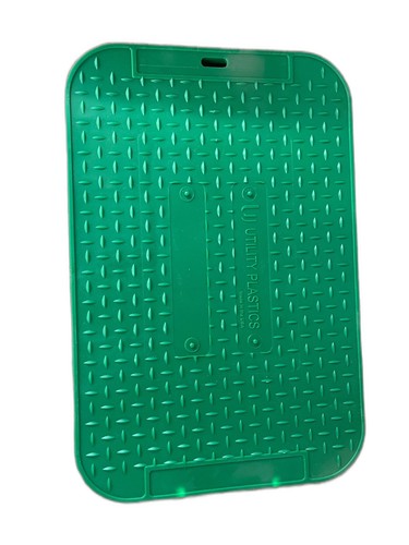 Unbranded 15 in. x 10 in. x 1.75 in. Square Meter/Valve Box Green Lid - Image 2
