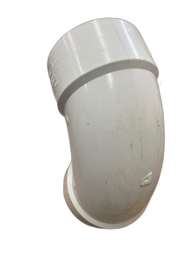 Charlotte Pipe 6 in. PVC DWV 90 Hub x Hub Elbow Fitting - Image 6