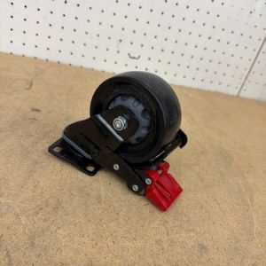 Everbilt 4 in. Black Multi-Purpose 3-in-1 Caster with 250 lbs. Load Rating