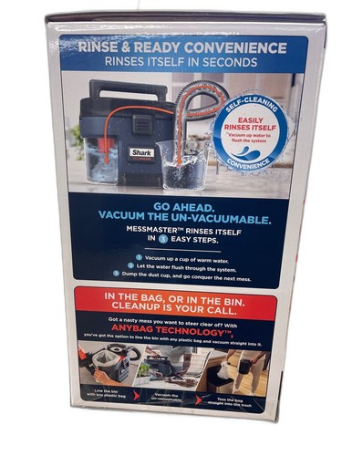 Shark MessMaster 1 Gal. 7-Peak HP Corded Wet/Dry Vacuum Navy - Image 13