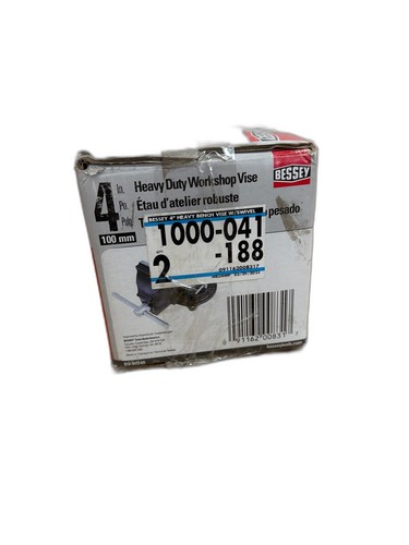 BESSEY 4 in. Heavy-Duty Bench Vise with Swivel Base Hand Tool - Image 8
