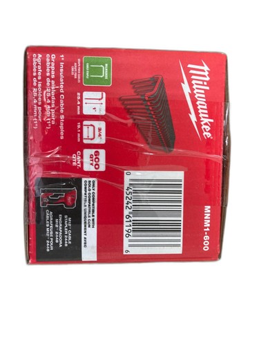 Milwaukee 1 in. Insulated Cable Staples for M12 Cable Stapler (600 Per Box) - Image 12
