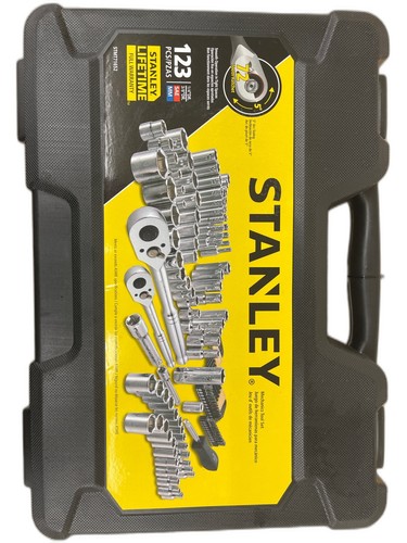 Stanley 3/8 in. and 1/4 in. Drive Socket Set with Ratchets (123-Piece) - Image 11