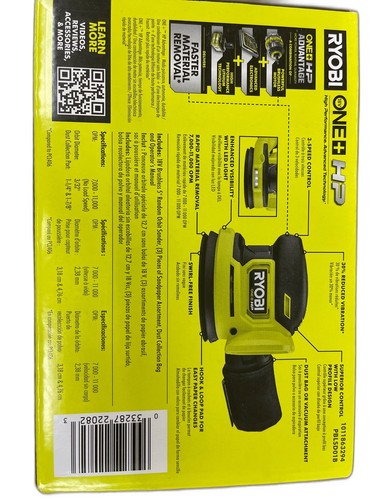 RYOBI ONE+ HP 18V Brushless Cordless 5 in. Random Orbit Sander (Tool Only) - Image 15