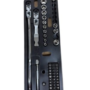 GEARWRENCH 1/4 in. Drive 6-Point Slim Flex-Head Ratchet & Socket Set 48-Piece