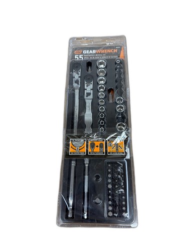 GEARWRENCH 1/4 in. Drive 6-Point Slim Flex-Head Ratchet & Socket Set 48-Piece - Image 4