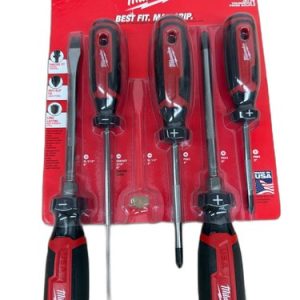 Milwaukee Multi-Bit Screwdriver Set with Cushion Grip (5 Piece)