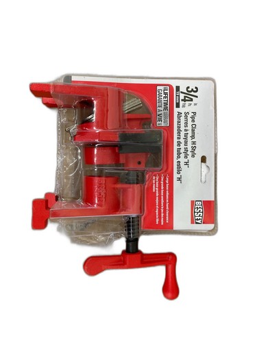 BESSEY H-Style 3/4 in. Black Pipe Clamp Fixture Set - Image 6