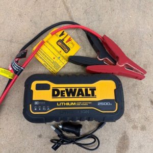 DEWALT 2500 Peak Amp Lithium Jump Starter with USB Power Bank and Carrying Case