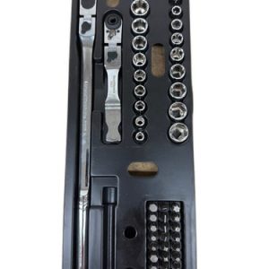 GEARWRENCH 1/4" Drive 6-Point Slim Flex-Head Ratchet & Socket Set 55-Piece