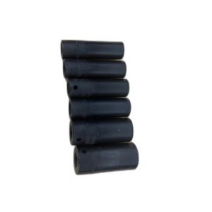 Husky 1/2Drive Metric 6-Point Deep Impact Socket Set with Storage Case(6-Piece)