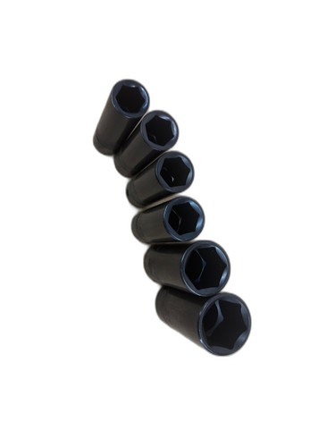 Husky 1/2Drive Metric 6-Point Deep Impact Socket Set with Storage Case(6-Piece) - Image 5
