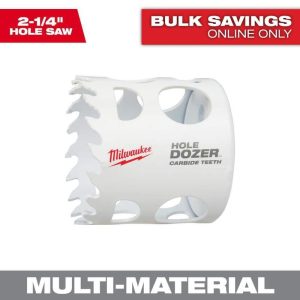 Milwaukee 2-1/4 in. Hole Dozer Carbide Hole Saw