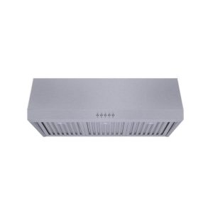 Vissani 30" W x 10" H 500CFM Convertible Range Hood Stainless Steel