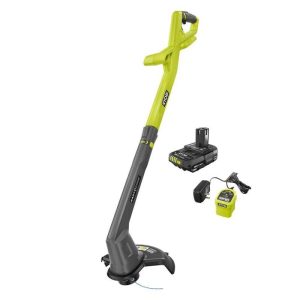 RYOBI ONE+ 18V 10" Cordless String Trimmer/Edger 2.0Ah Battery &Charger Included