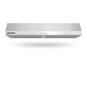 IUDommy 30 in. 320 CFM Convertible Range Hood Stainless Steel LED Mesh Filter