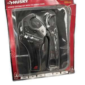 Husky 4-Piece PVC Cutting Kit with Foldable Pouch """NO Replacement Blades"""