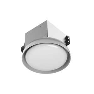 Commercial Electric 80/110 CFM Round Bathroom Exhaust Fan LED Night Light Sensor
