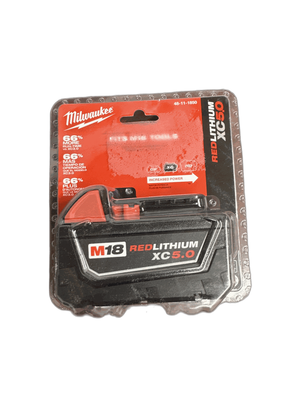 Milwaukee M18 18-Volt 5.0 Ah Lithium-Ion XC Extended Capacity Battery Pack - Image 9