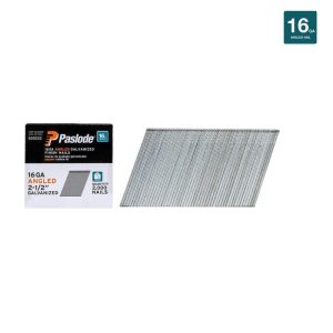 Paslode 2-1/2 in. x 16-Gauge 20 Galvanized Angled Nails (2000 per Box)