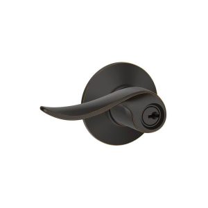 Schlage Sacramento Aged Bronze Keyed Entry Door Handle