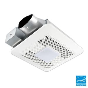Panasonic WhisperThin DC LED 80-100 CFM Bathroom Exhaust Fan, 3-3/8 in. Housing