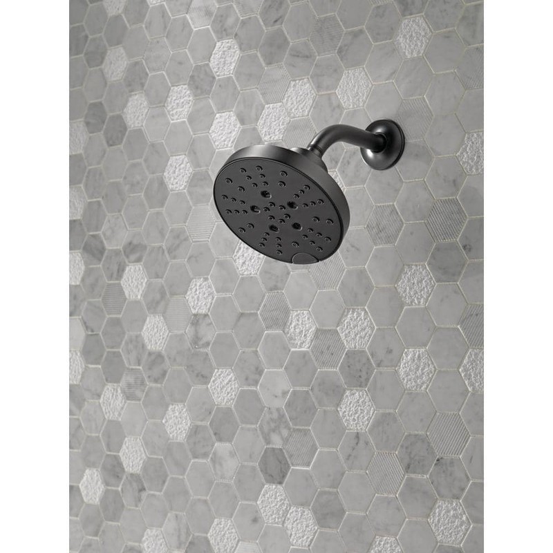 Delta 5.75 in. Shower Arm Flange in Matte Black - Image 2