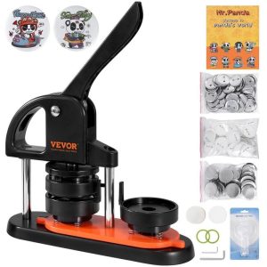 VEVOR Button Maker Machine 2.28 in 58 mm Pin Maker Badge Punch Kit
