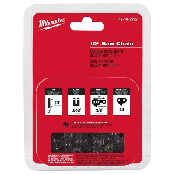 Milwaukee 10 in. Saw Chain