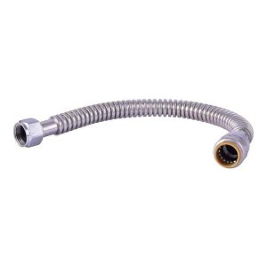SharkBite Max 3/4" Push-to-Connect x 3/4" FIP 18" Stainless Steel Water Heater
