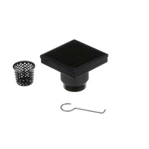 Oatey Designline 4 in. x 4 in. Stainless Steel Square Shower Drain with Square
