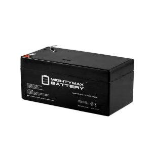 MIGHTY MAX BATTERY 12V 3Ah F1 Terminal Sealed Lead Acid Battery