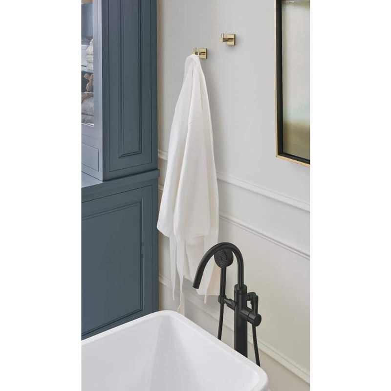 Amerock Appoint Single Robe Hook in Golden Champagne - Image 2