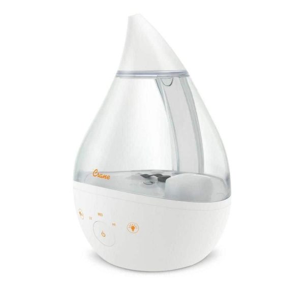 Crane 1 Gal Top Fill Drop Cool Mist Humidifier Sound Machine up 500 Sq Ft